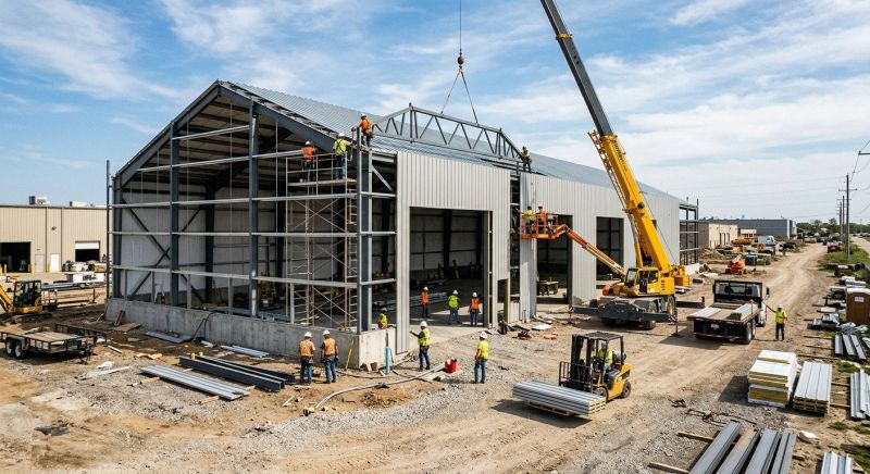 Industrial Garage Construction in South Houston, TX