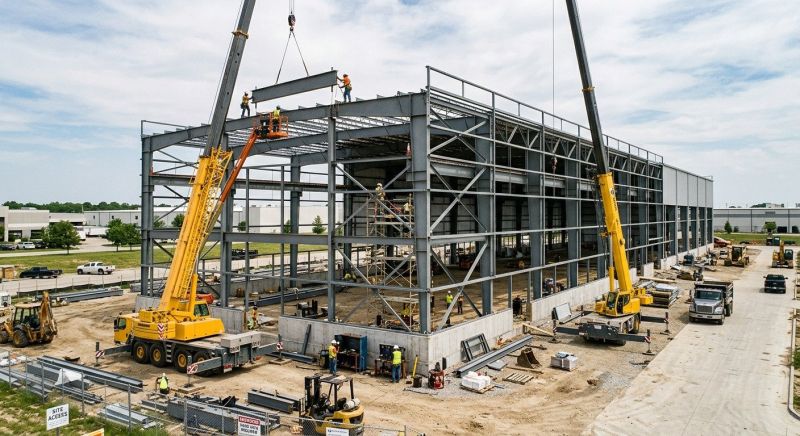 Commercial Garage Construction in Cypress, TX