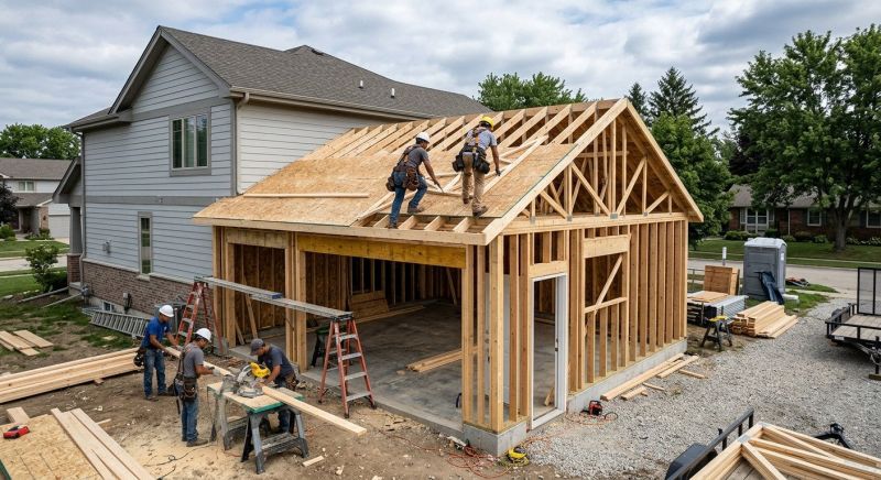 Garage Construction in Pearland, TX