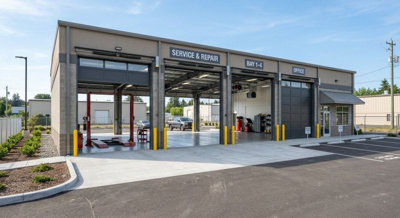 Industrial Garage Construction in Cypress, TX