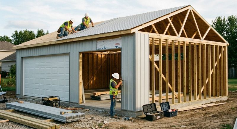 Storage Garage Construction in Houston, TX