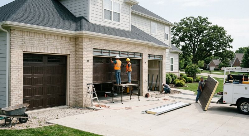 Three Car Garage Installation in Charleston, SC