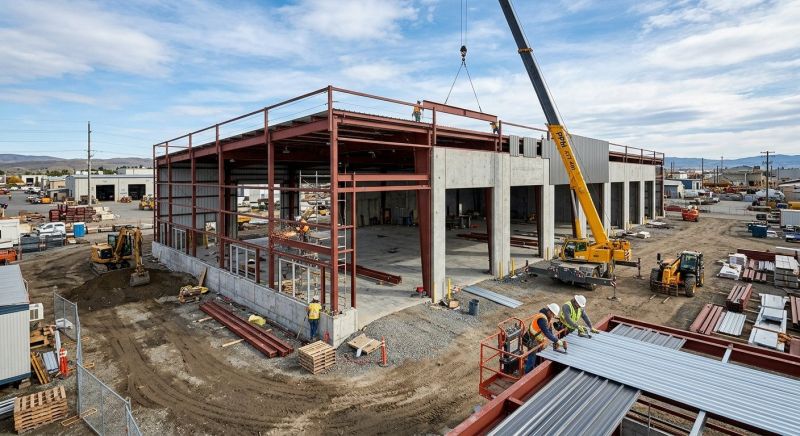 Warehouse Garage Construction in South Houston, TX