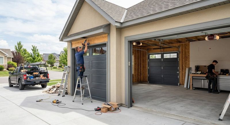 Wood Garage Installation in Houston, TX